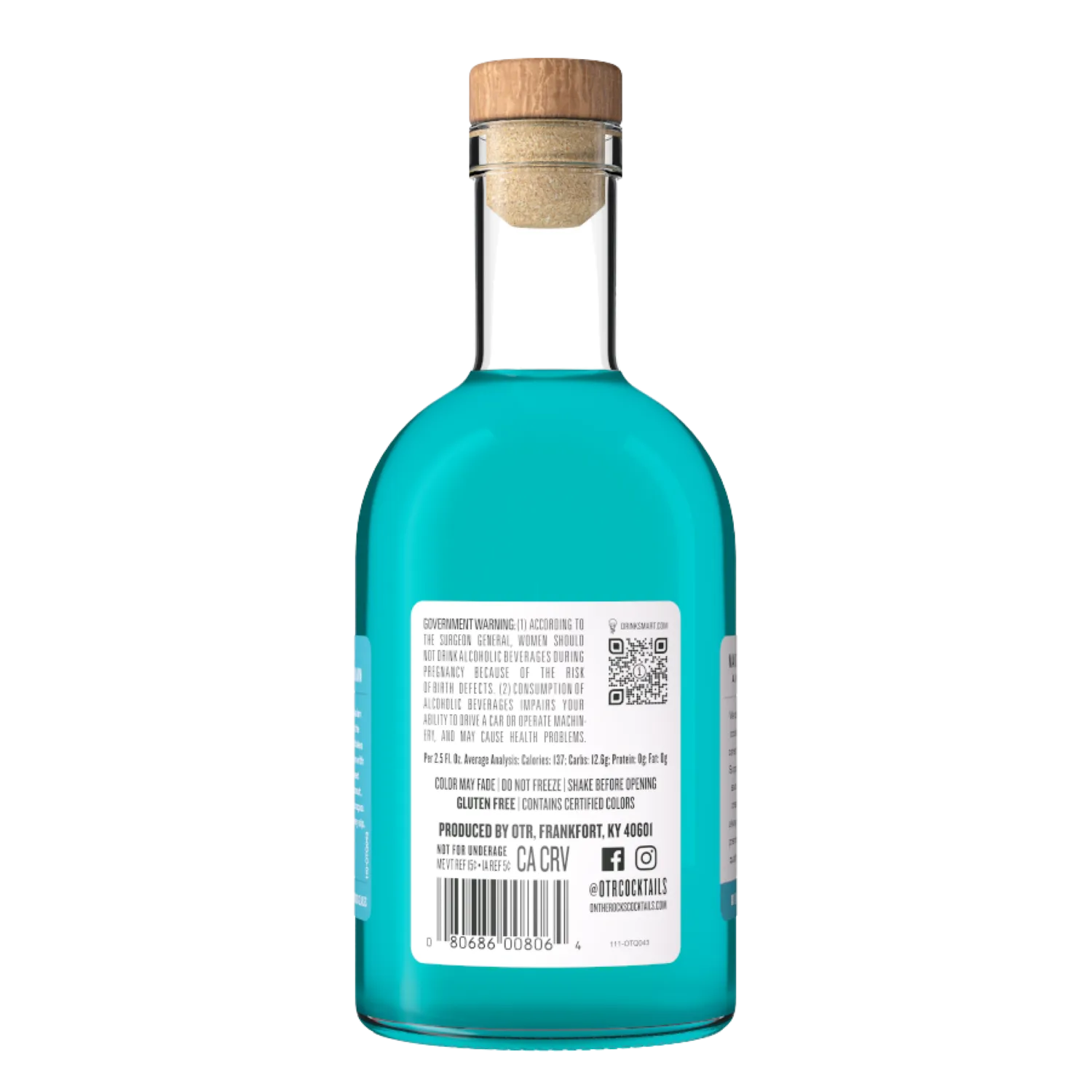 Blue Hawaiian Cocktail | On The Rocks